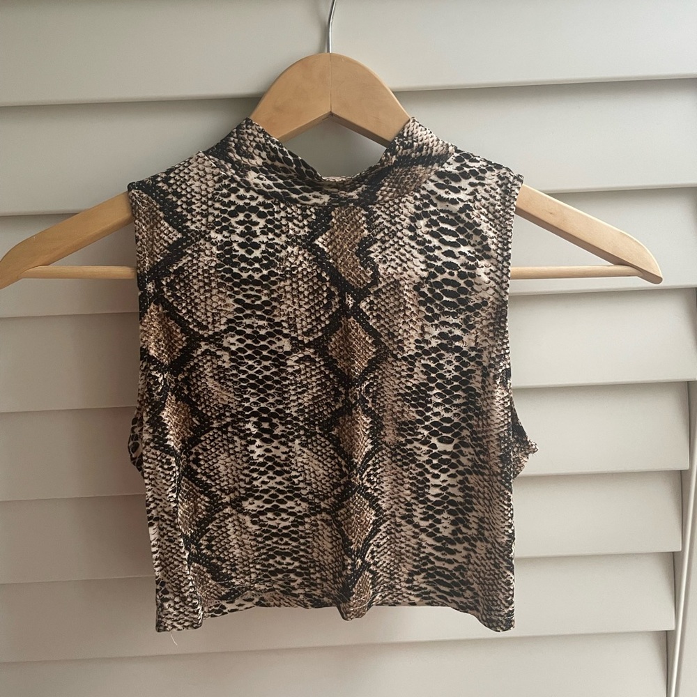 Shein Snake Tank Top Crop (matching skirt available on my page)